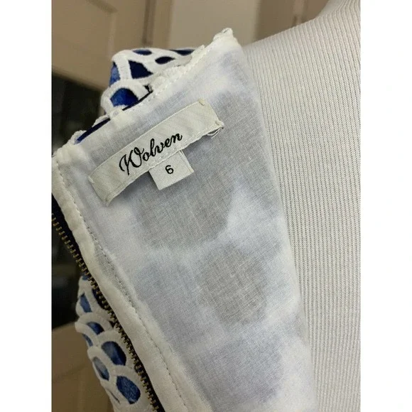 Anthropologie Wolven Dress Sz 6 Lace Overlay - Picture 9 of 12